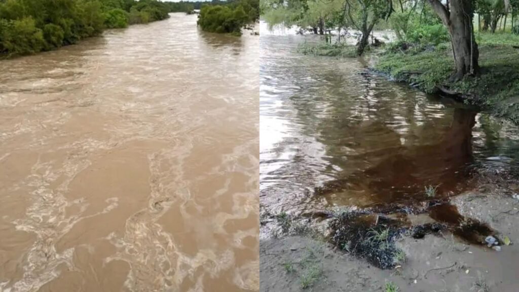 Fuga de ducto contamina agua en Veracruz